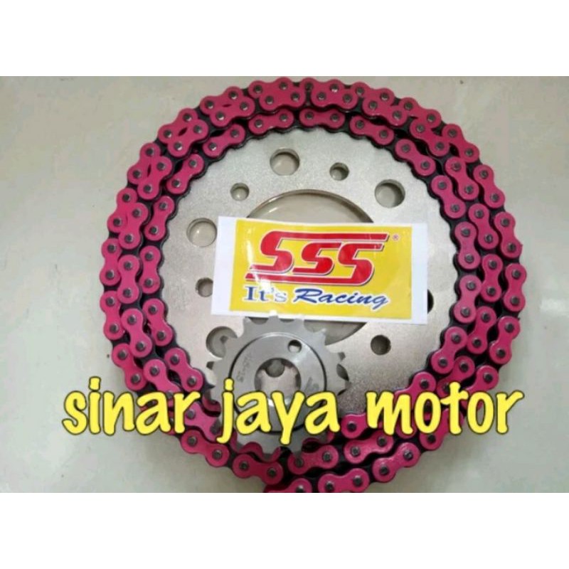 gear set sss 415 ninja r dan ninja rr kawasaki sepaket