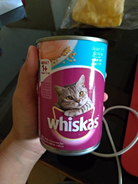 Whiskas 1+ kaleng makanan kucing basah medan 400g