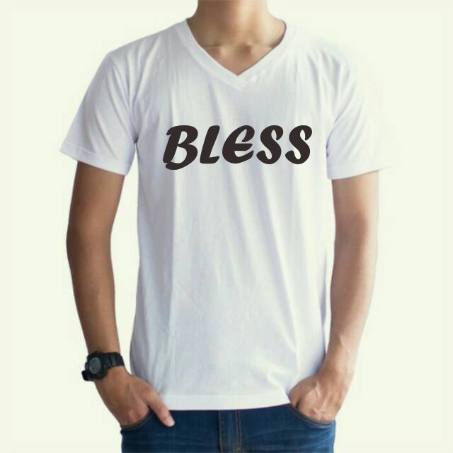 KAOS PRIA BLESS / KAOS PRIA VNECK/ KAOS PRIA