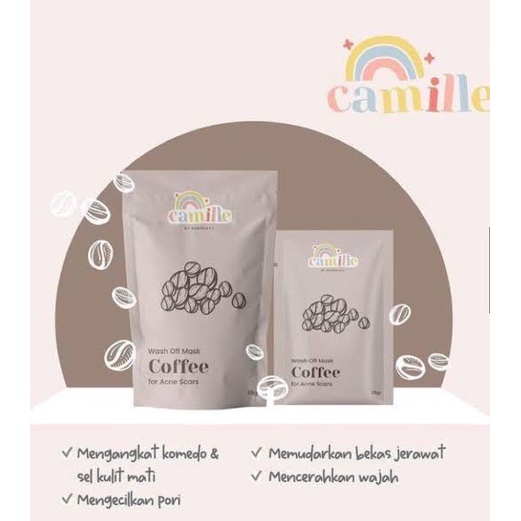 READY STOK ‼️ CAMILLE BEAUTY BY NADSHAVV ORIGINAL BPOM | MASKER CAMILLE BEAUTY BY NADSHAVV ORIGINAL-Coffee