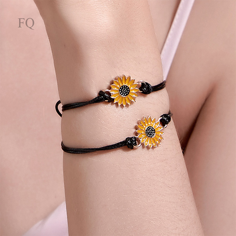 2pcs/set Daisy Bracelet Korea New Fashion Jewelry Accessory