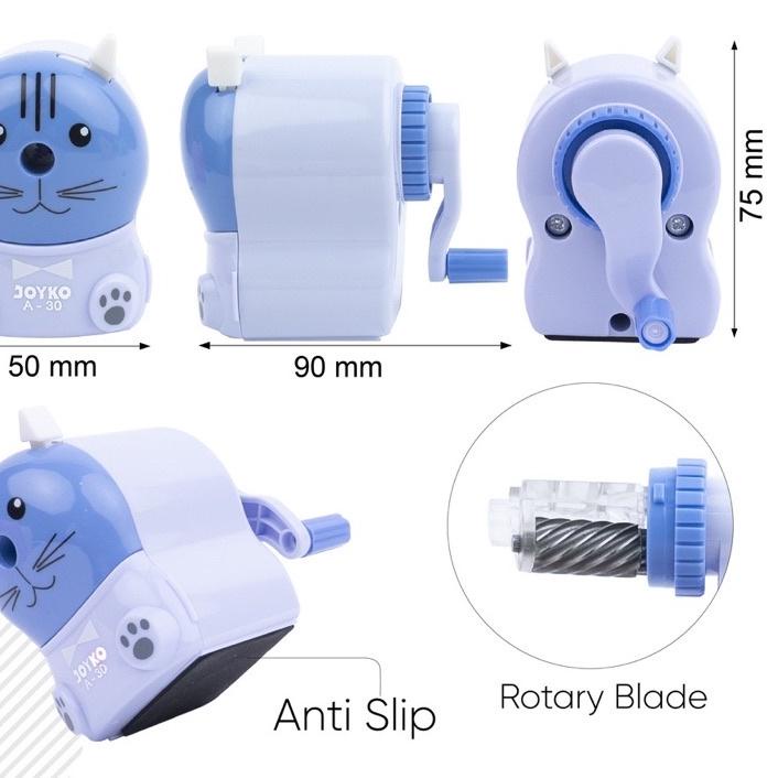 

Harga Bersahabat ♢ Rautan Serutan Putar Sharpener Joyko A-30`