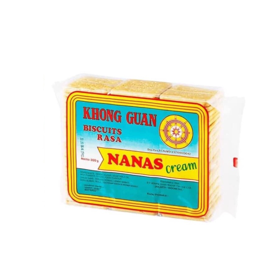 

Khong Guan Nanas Cream 300gr barcode 8888166603790