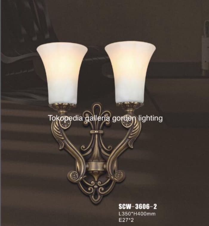 lampu dinding ruang tamu dekorasi rumah klasik 3606-2