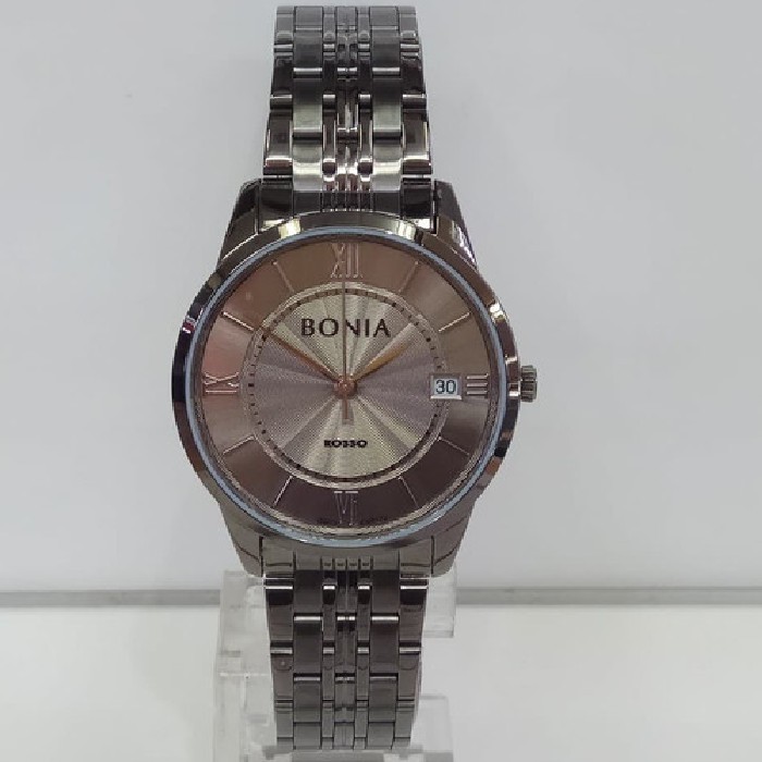 Jam Tangan Wanita Bonia BNR172-2733 Rosso Grey Stainless Steel