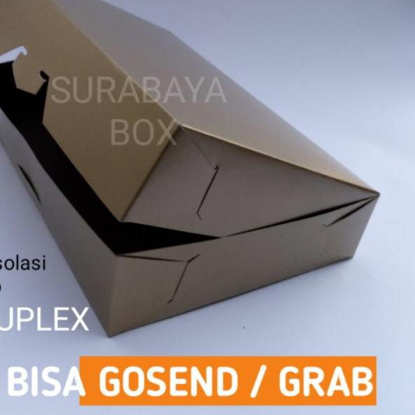 

isi 10 KOTAK HAMPERS GOLD B-1 DUPLEK KARDUS BOX KADO SESERAHAN BAJU HIJAB DUS KAOS PACKING