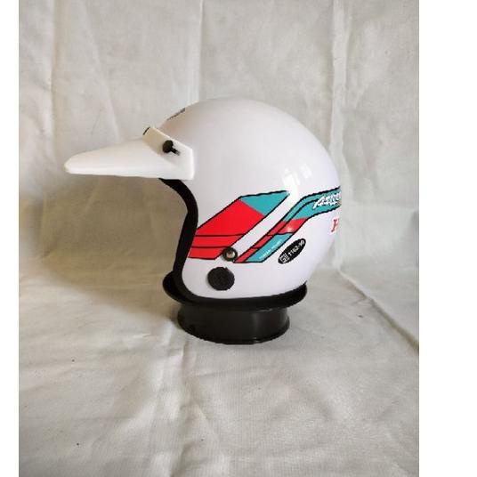 Update Full White Edition  Helm jadul Honda NSX GL Series Win100 Astrea Grand Honda C70 ペ