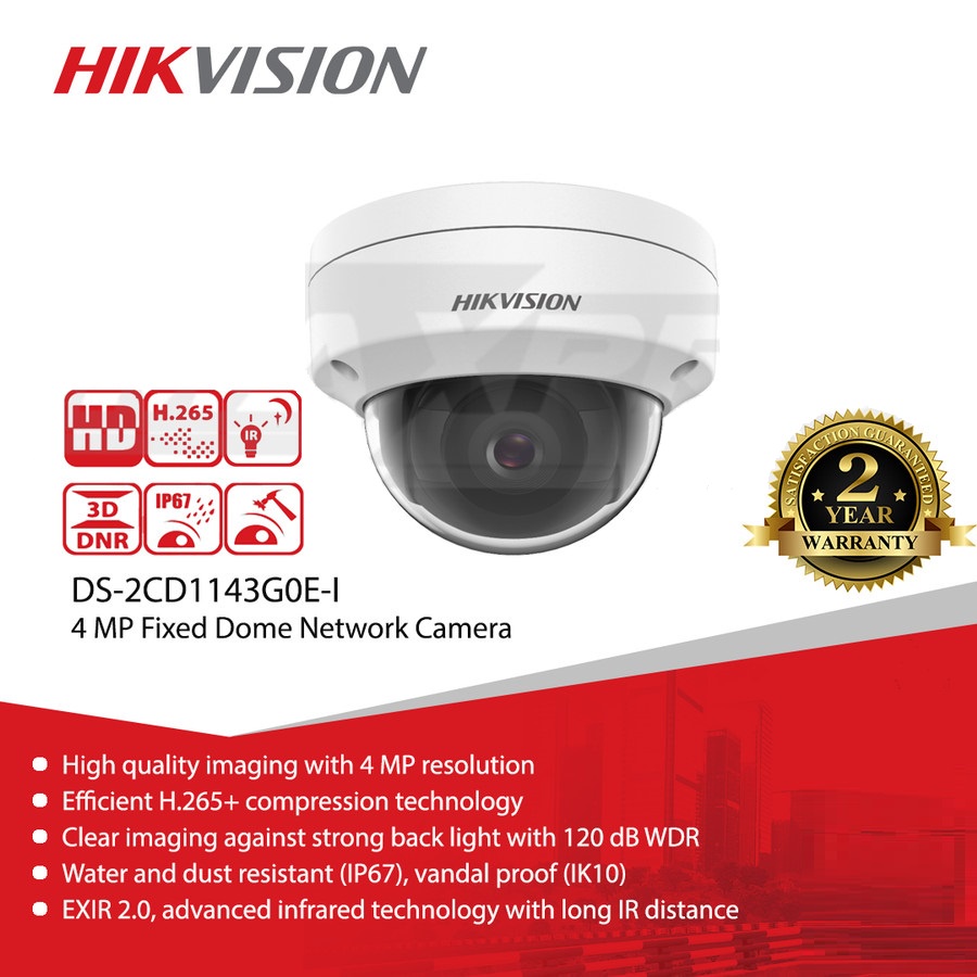 IP KAMERA HIKVISION 4MP INDOOR DS-2CD1143G0E-I