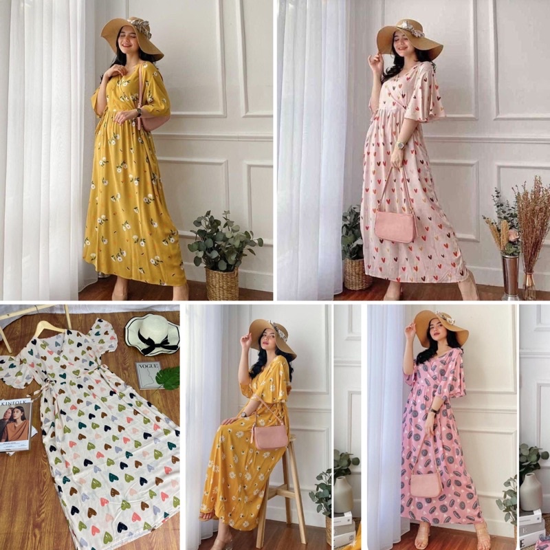 PART1 NCDY HOMEWEAR DASTER PANJANG SEMATA KAKI LD 130cm BUSUI FRIENDLY JUMBO