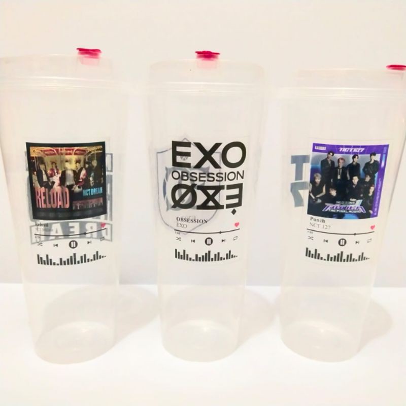 Botol Minum Reusable Cup Kpop Kekinian