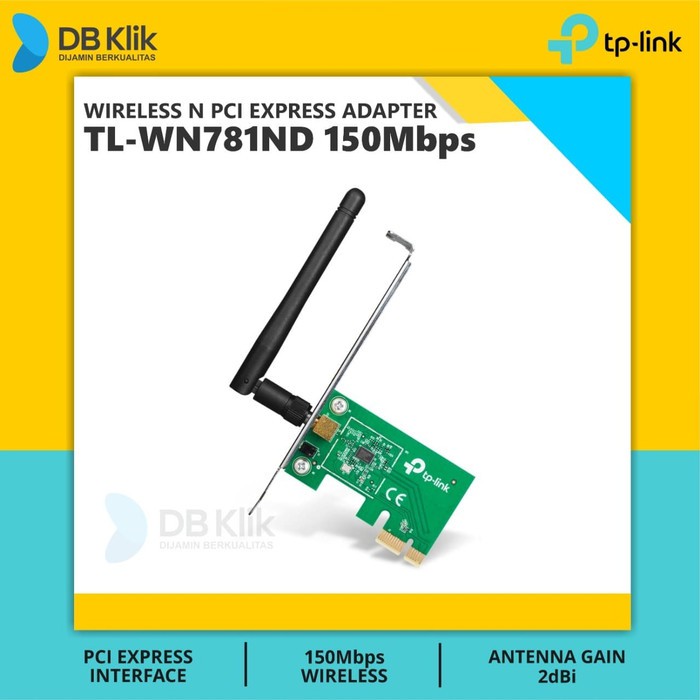 Wireless N PCI Express Adapter TP Link TL-WN781ND 150Mbps TL WN781ND