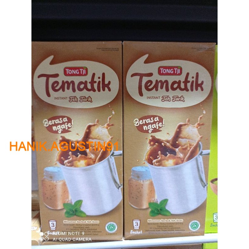 

Tong Tji Tematik, Teh Tarik Instant [3 Sachets]