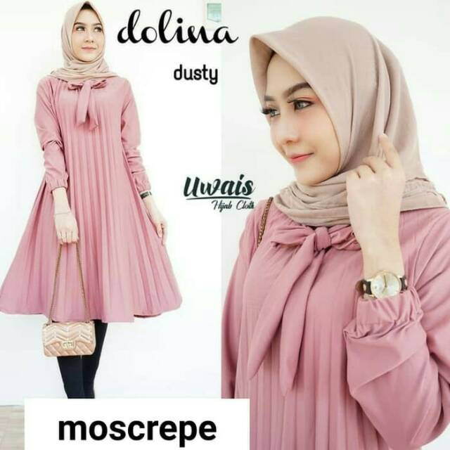Dolina baju atasan plisket
