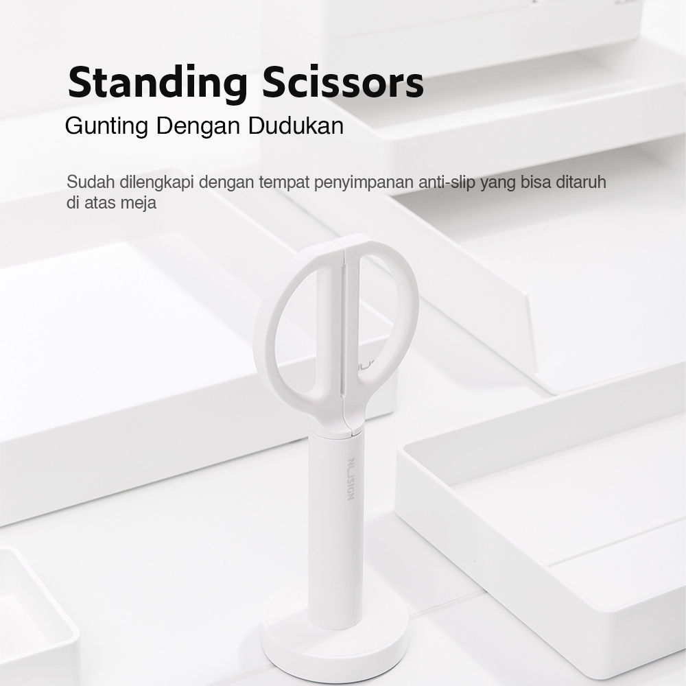 Nusign Scissors / Gunting Dengan Tempat Anti Slip NS051