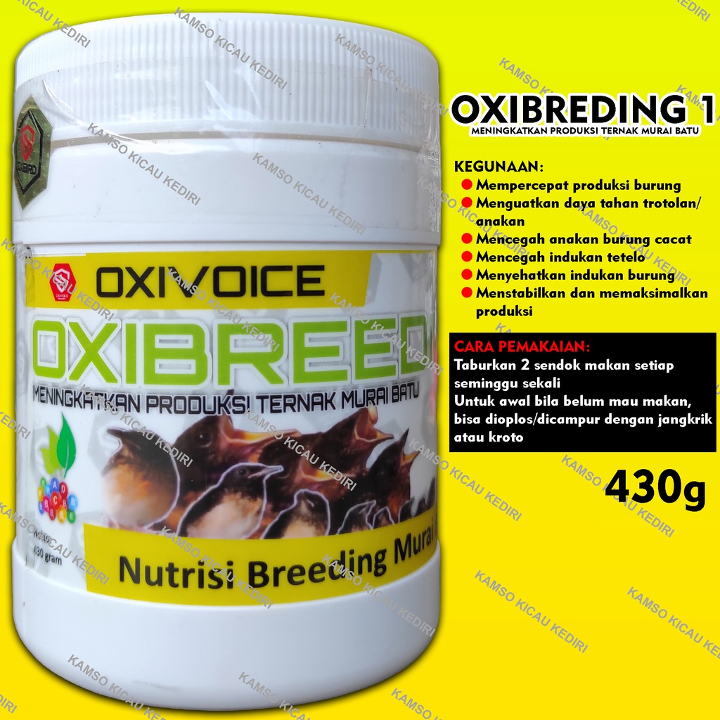 OXI BREDING 1 Oxi Breeding 1 oxibreeding campuran pakan burung ternak