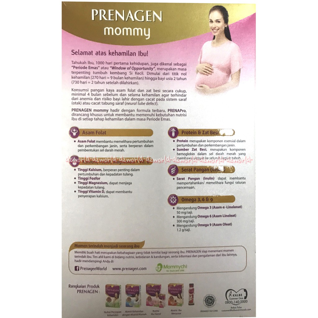 Prenagen Mommy Prenapro 400gr Rasa Stroberi Susu Ibu Hamil Mamy Strawberry Straw Berry Untuk Mendukung Petumbuhan Janin Minuman Konsumsi Untuk Susu Ibu Hamil Prenagent Mother's Momi Emmesis Drink 400 gr