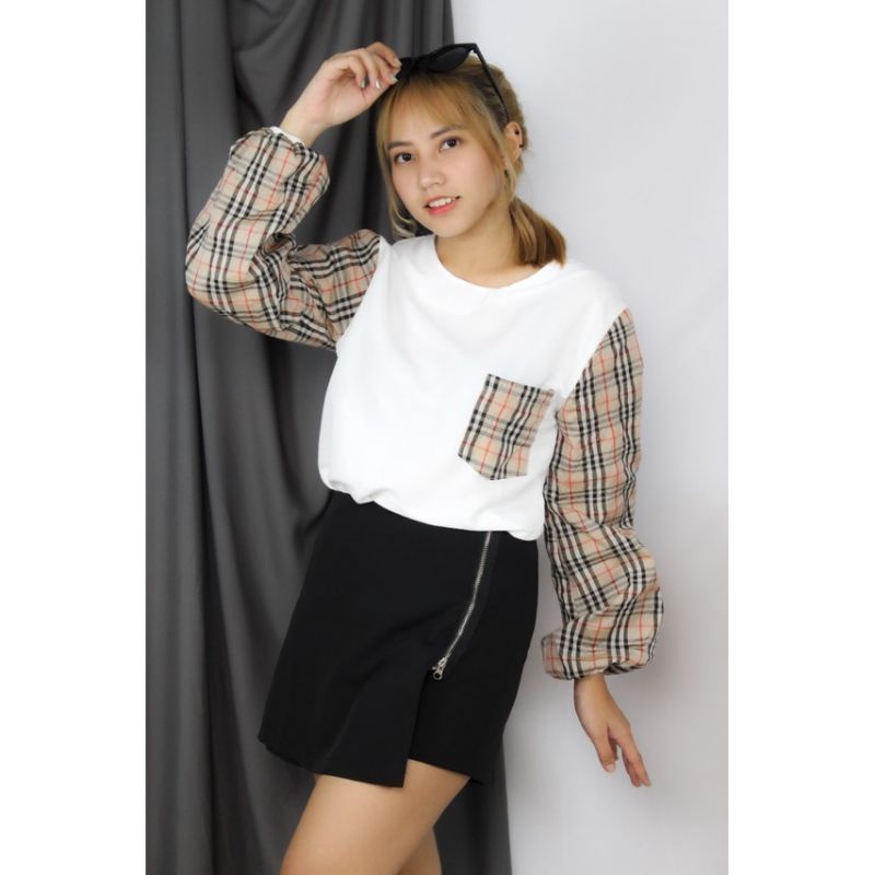 NARA TOP BLOUSE //FASHION WANITA//ATASAN//BLOUSE TANGAN KOTAK //BLOUSETERBARU 2020