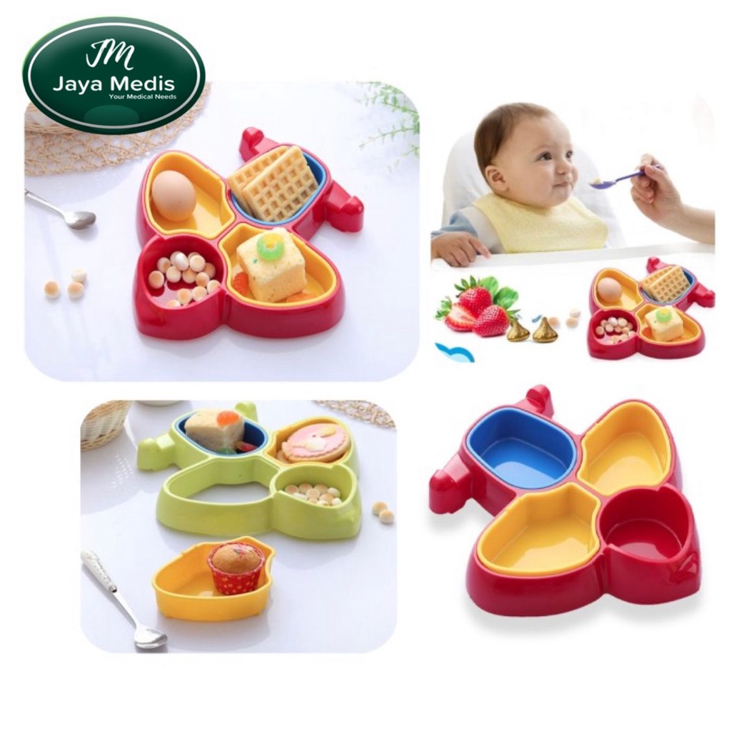 Tempat Makan Bayi 4 Sekat Model Lucu