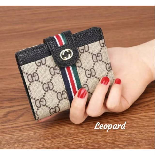 UQS DOMPET MINI MODEL GUCCI LEOPARD