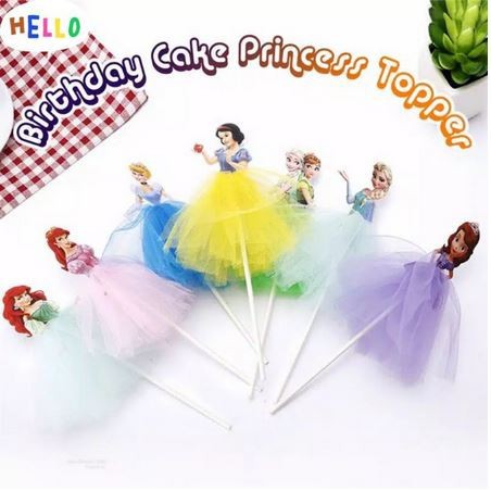 Disney Princess Cake Topper - Toper Kue Karakter Princess Disney