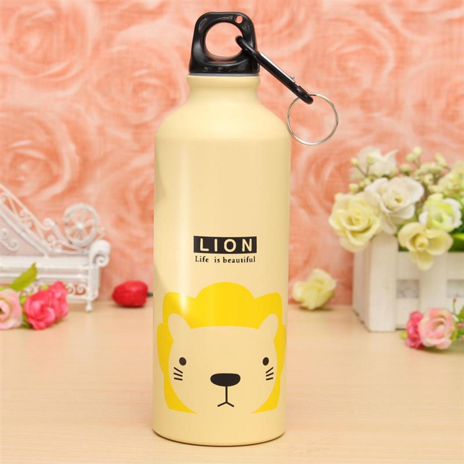 Botol Minum Kartun 500ml Dengan Karabiner