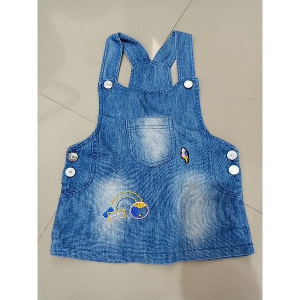 Preloved-Baju Monyet Anak Cewek/Baju Monyet Jeans