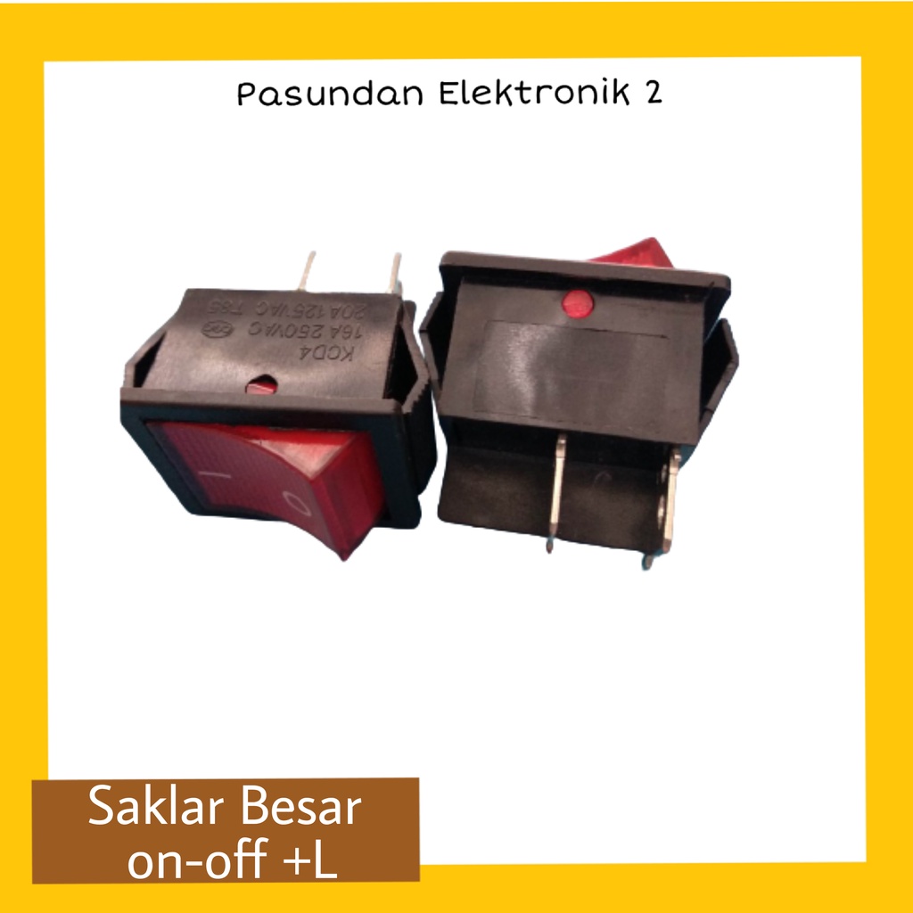 Saklar switch on-off 4pin lampu besar