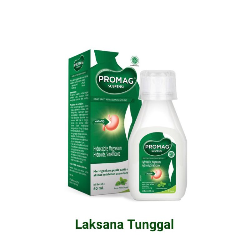 Promag suspensi 60ml tanpa dus