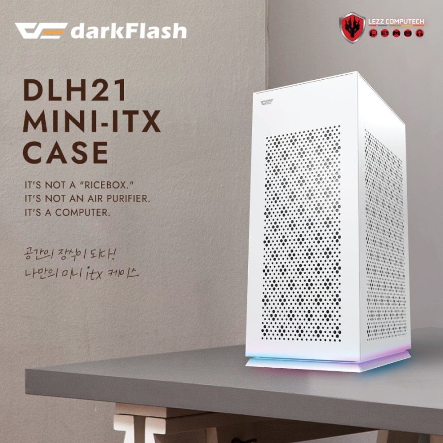 Casing Aigo DarkFlash DLH21 - iTX Mini Casing Aigo DarkFlash DLH 21