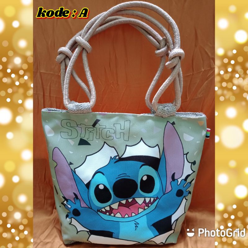 Tas Totebag Tali Sumbu / Totebag Canvas / Tali Sumbu