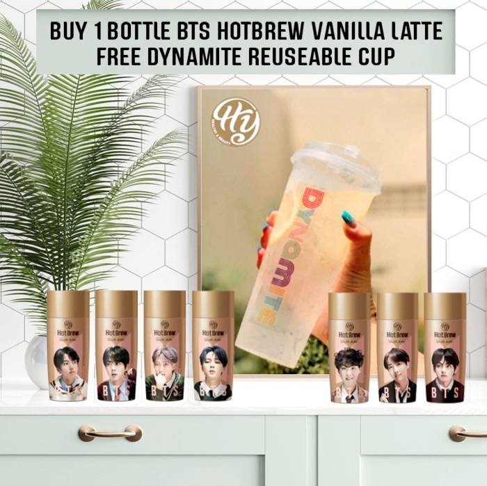 

NEW BTS Coffee Hot Brew Vanilla Latte 270ml Global Exclusive Launching 1ea - Rap Monster