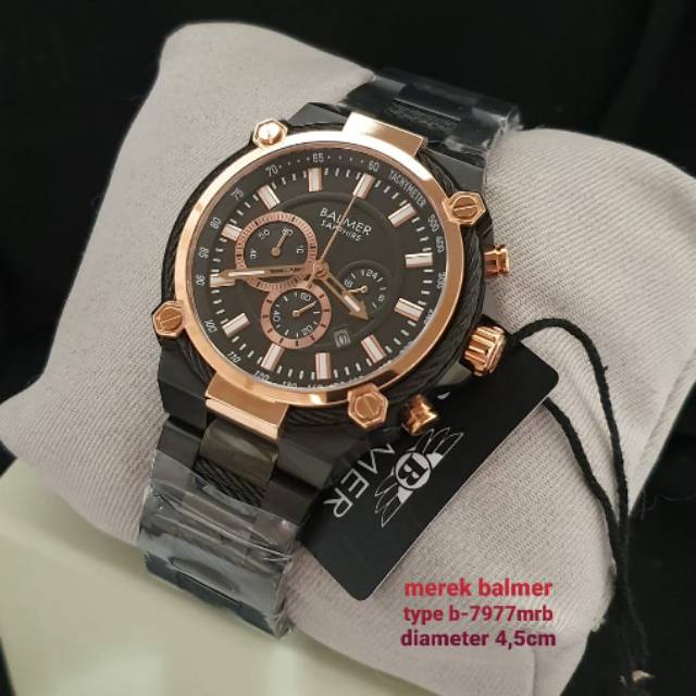 Jam Tangan Pria Balmer B-7977M original
