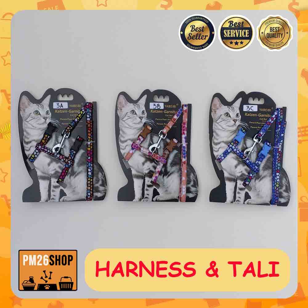 Harness dan Tali Kucing Motif Kd. 1368