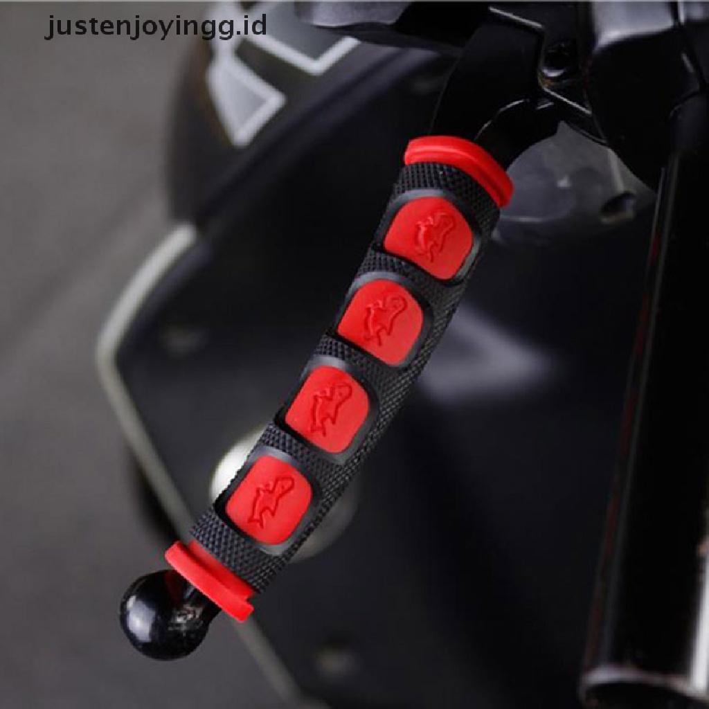 // justenjoyingg.id // 2x Motorcycle Handgrip Guard Motorbike Brake Clutch Lever Cover Handlebar Grips ~