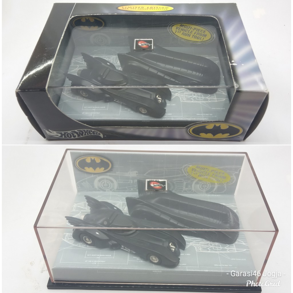 Hot Wheels Batmobile 1989 & Batmobile Armored Set 2003 Limited Edition Skala 64 Rare