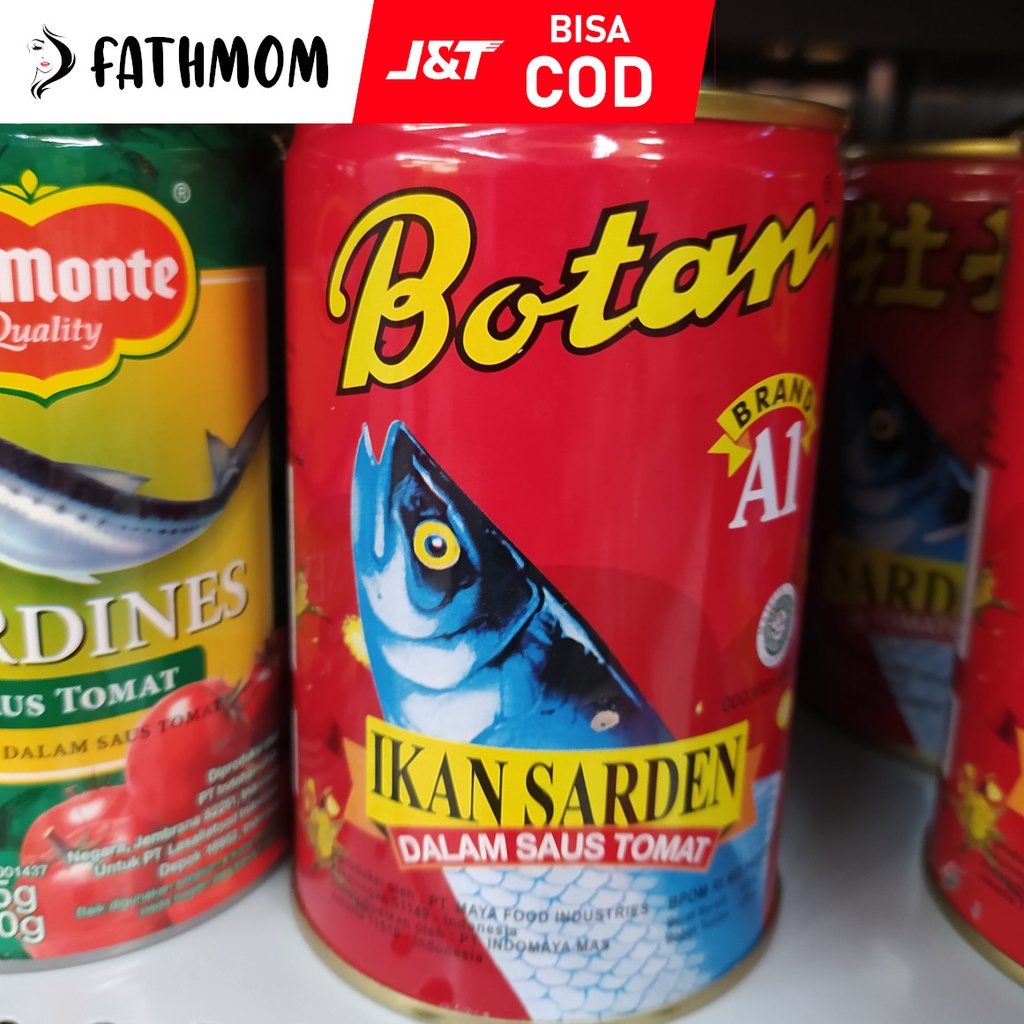 

BOTAN Sardines Premium In Tomato Sauce Kaleng 425gr