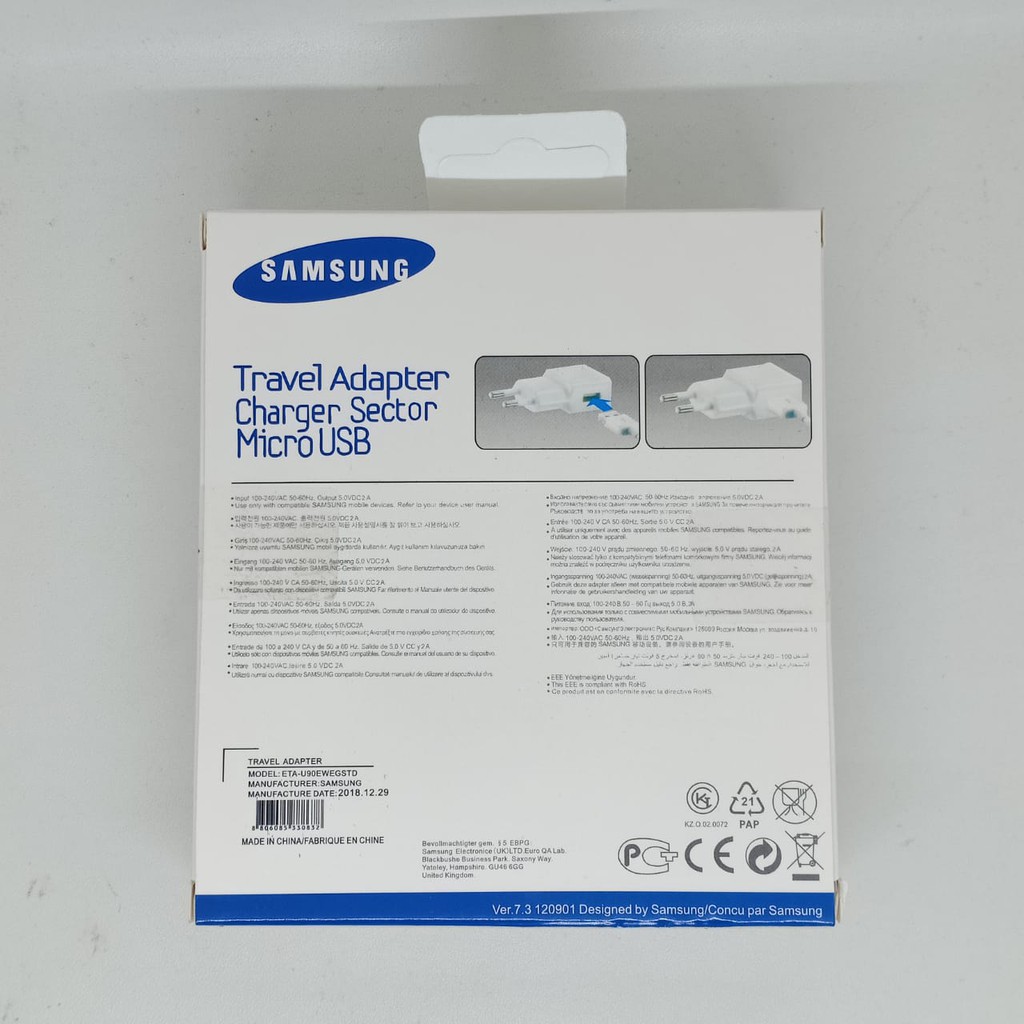 Charger Travel Samsung Original Casan Sein ORI OEM S4