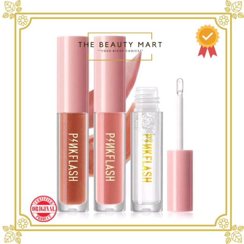 [BPOM] PINKFLASH Ohmygloss Lip Gloss Perawatan Bibir Pelembab