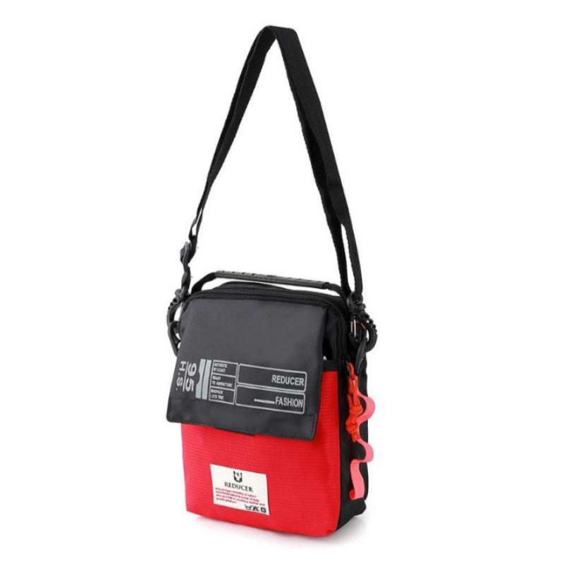 Rizback (BISA COD ) tas selempang pria travel pouch style Korea Tas selempang slim bag tas selempang