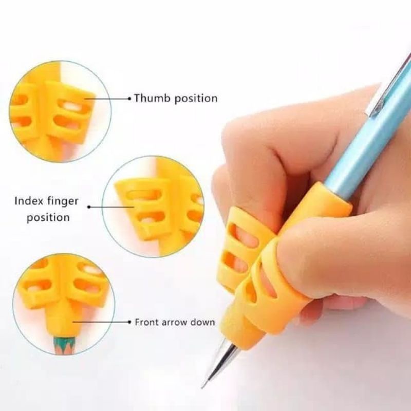 

PencilGrip Alat bantu tulis belajar menulis pencil grip pensil bolpoin bolpen