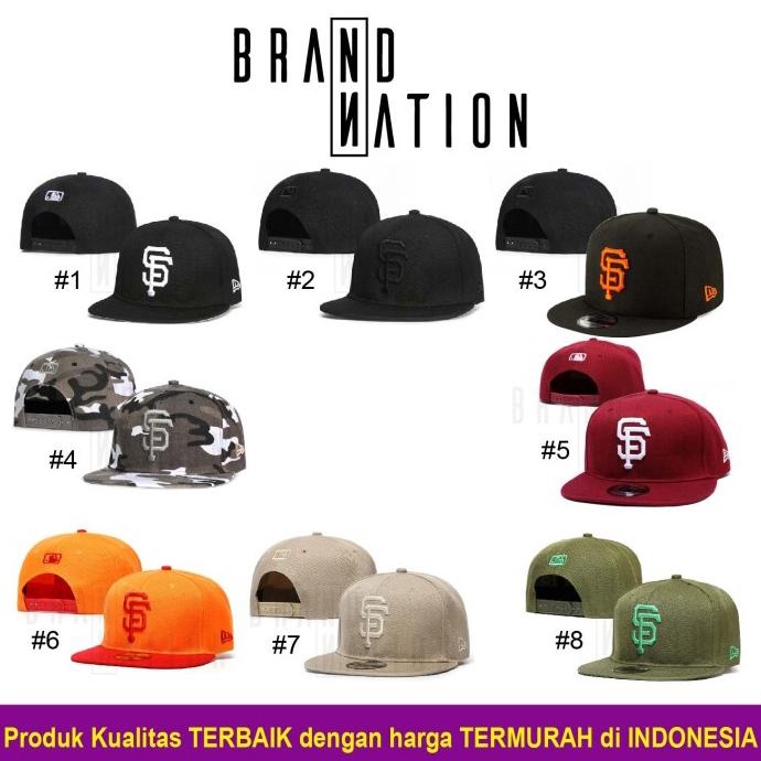 Topi Snapback SF San Fransisco Giants Baseball Snapback