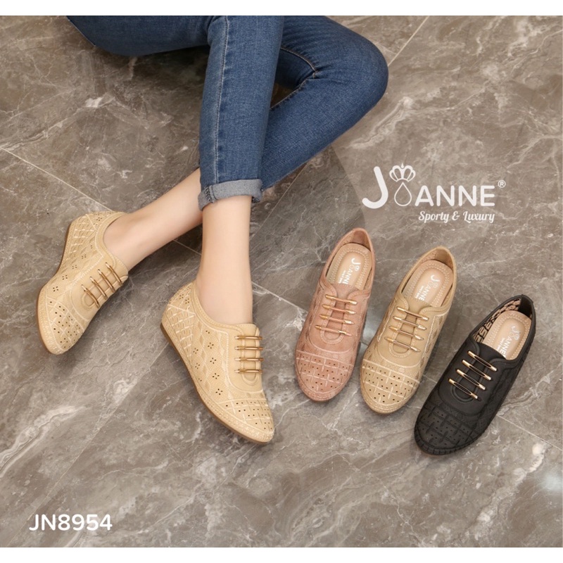 [ORIGINAL] JOANNE Wedges Loafers Shoes Sepatu Wanita #JN8954