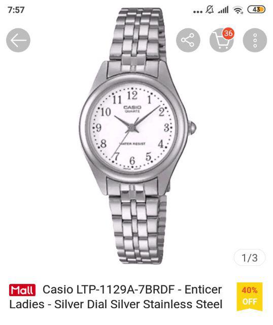 casio enticer ladies watch