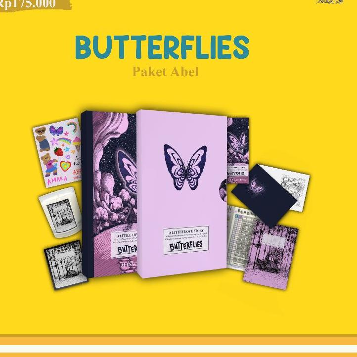 (BIG SALE) Ready Stock Paket Abel Buku Butterflies | Penulis : ALE [ALESACAKES]