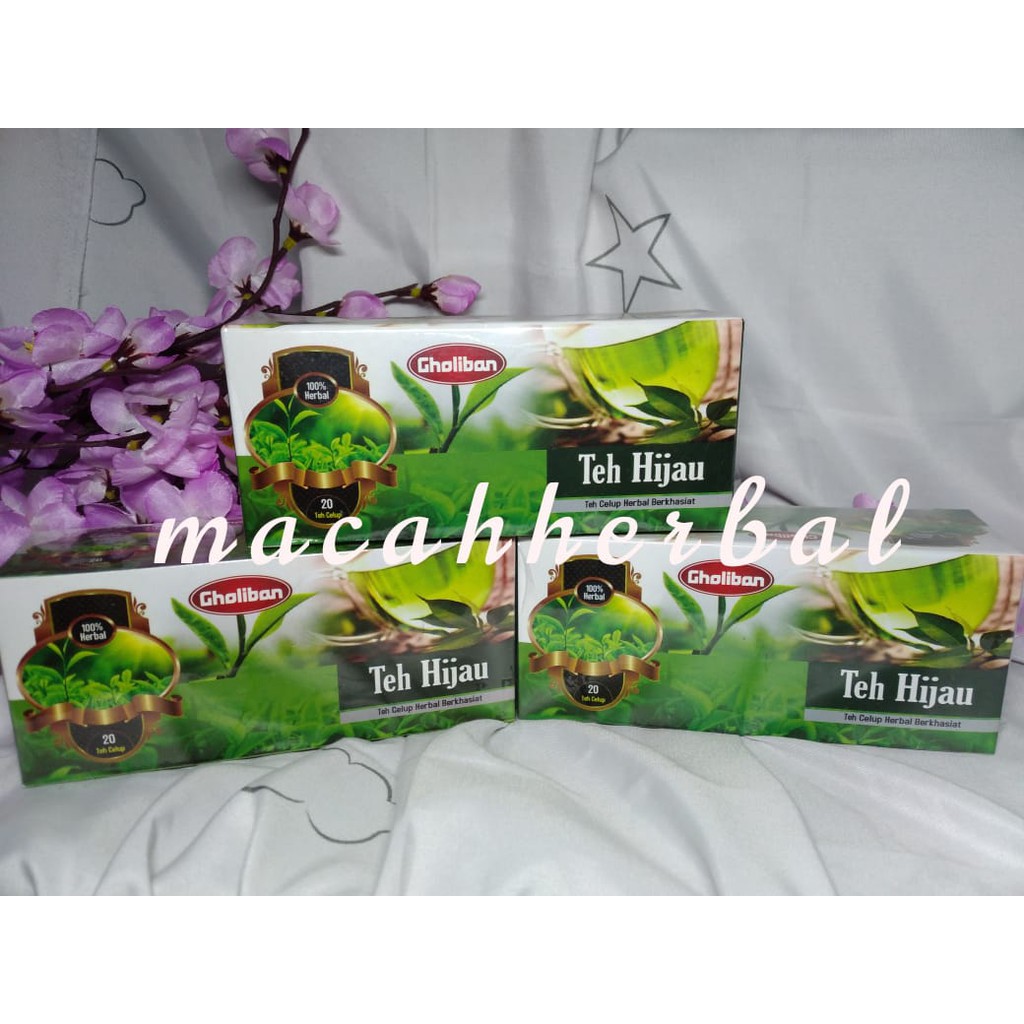 

MACAH HERBAL - TEH HIJAU GOLIBAN - TEH CELUP HERBAL BERKHASIAT ISI 20 PCS