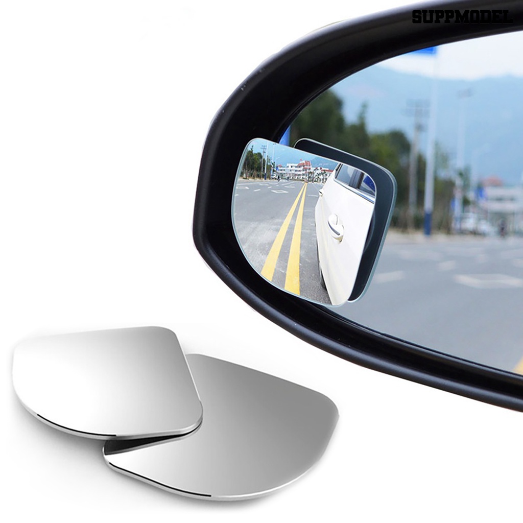 Sl 1pasang Kaca Spion Blind Spot Wide Angle Dapat Diatur Untuk Mobil Universal