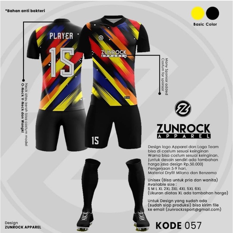 Baju olahraga Jersey Futsal voli basket bola badminton pria printing custom nama