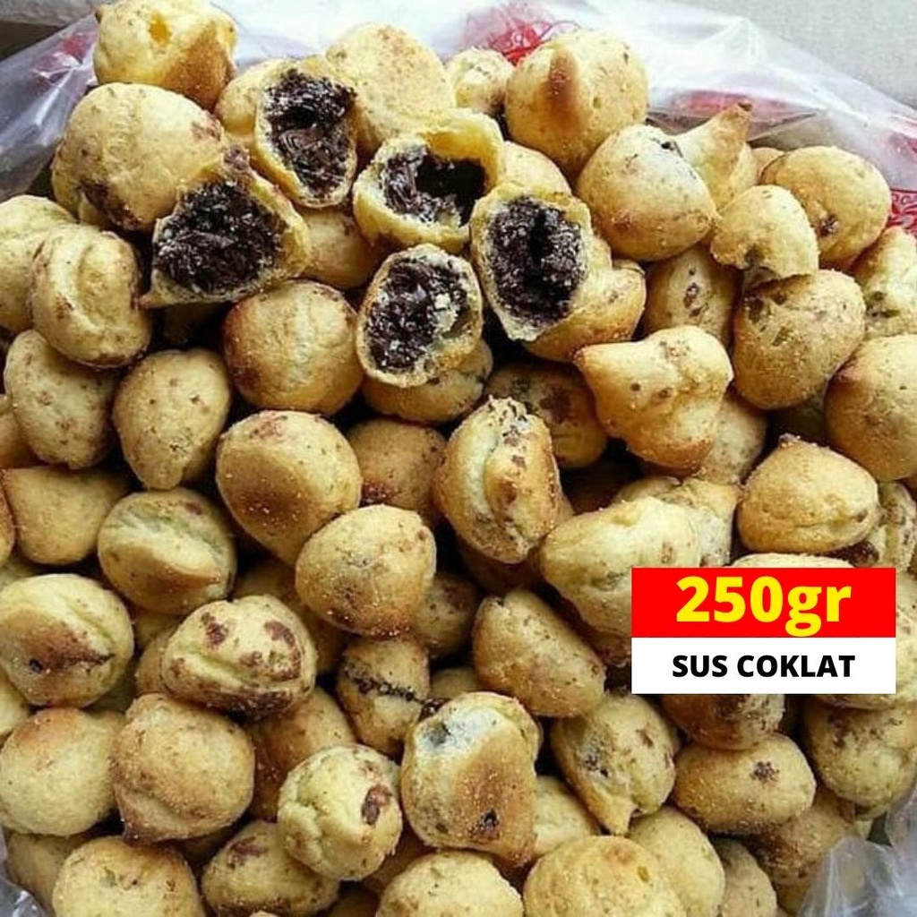 

Sus Coklat Soes Kering Coklat Kemasan 250gr