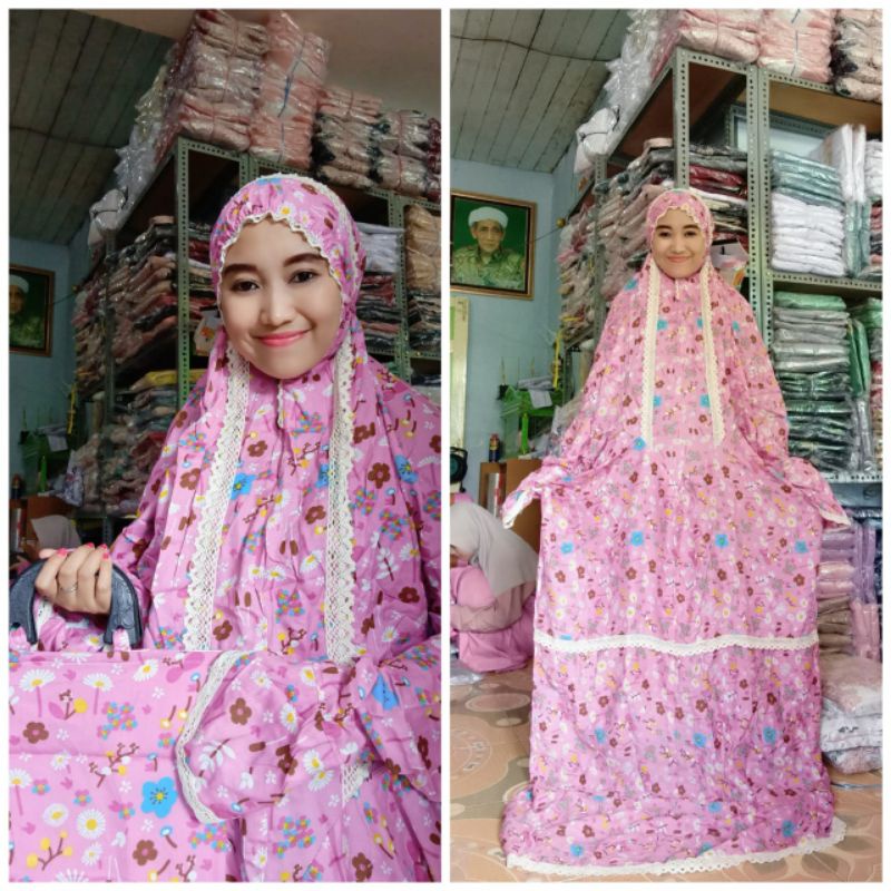 MUKENA RAYON MOTIF / MUKENA TERUSAN RAYON VISCOSE