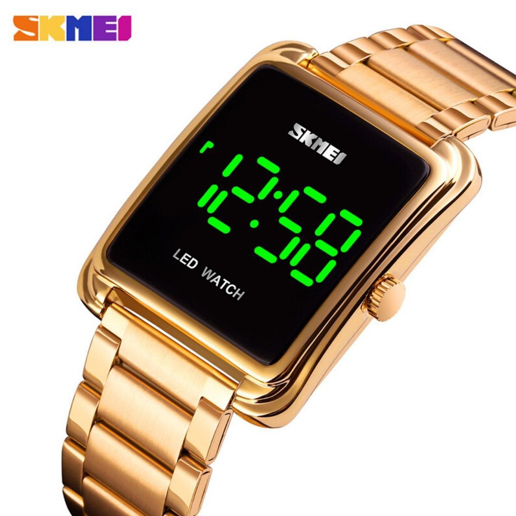 SKMEI 1505 Jam Tangan Pria Digital Tali Stainless WATCHKITE WKOS